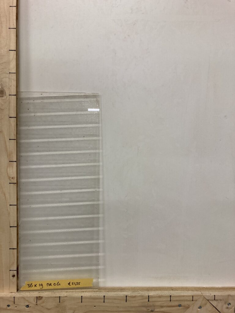 Canalé heel grof blank en bewerkt